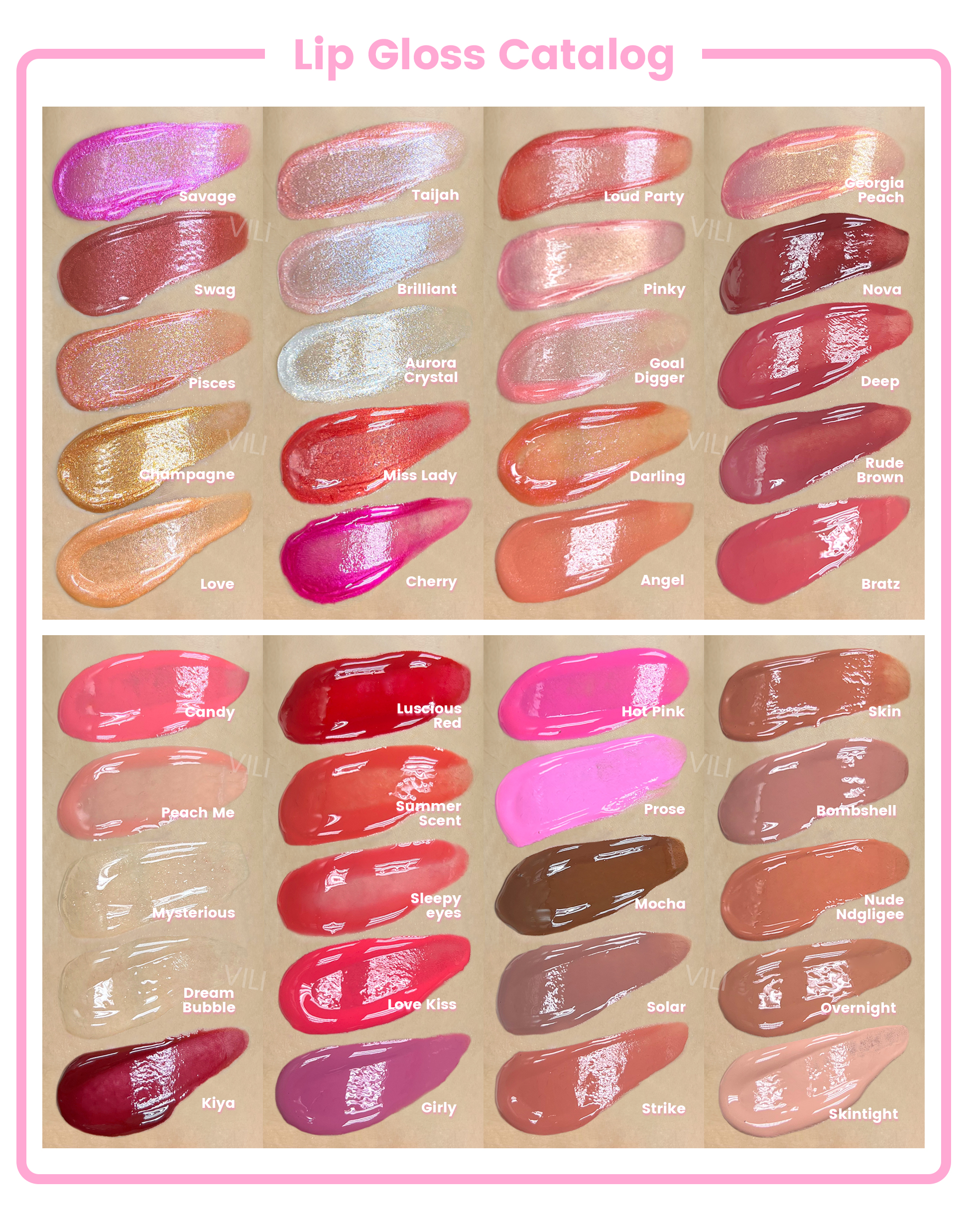 P142 P142-1 P142-2 P142-4 Lip Gloss