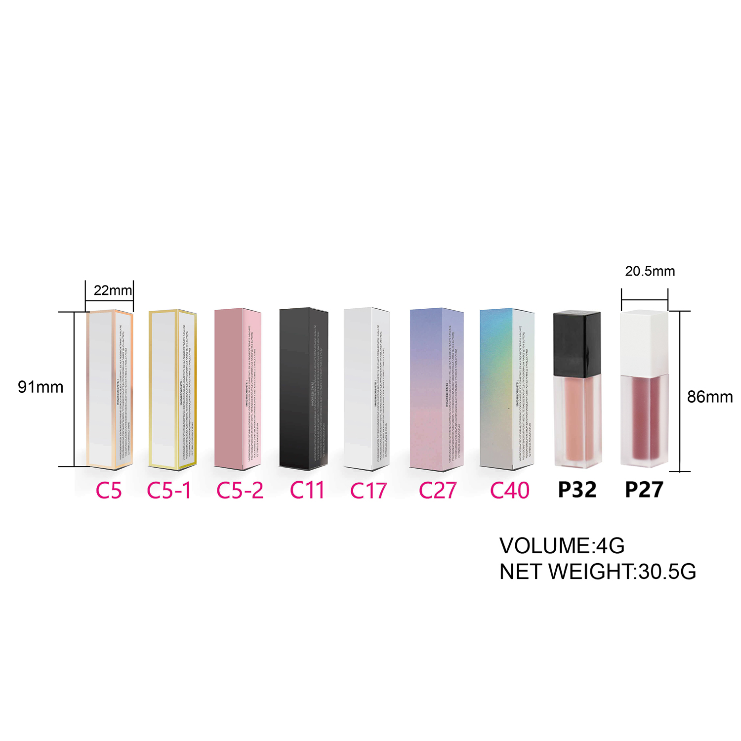 P27 P32 Lip Gloss