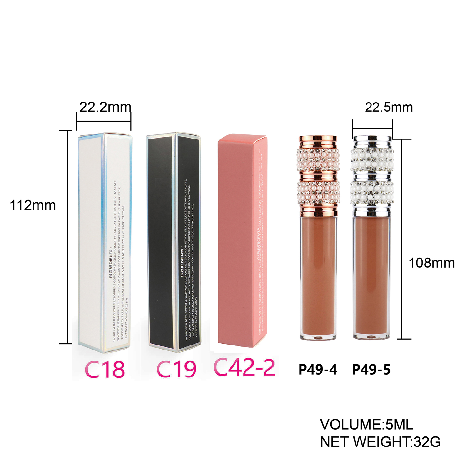 P49-4 P49-5 Lip Gloss