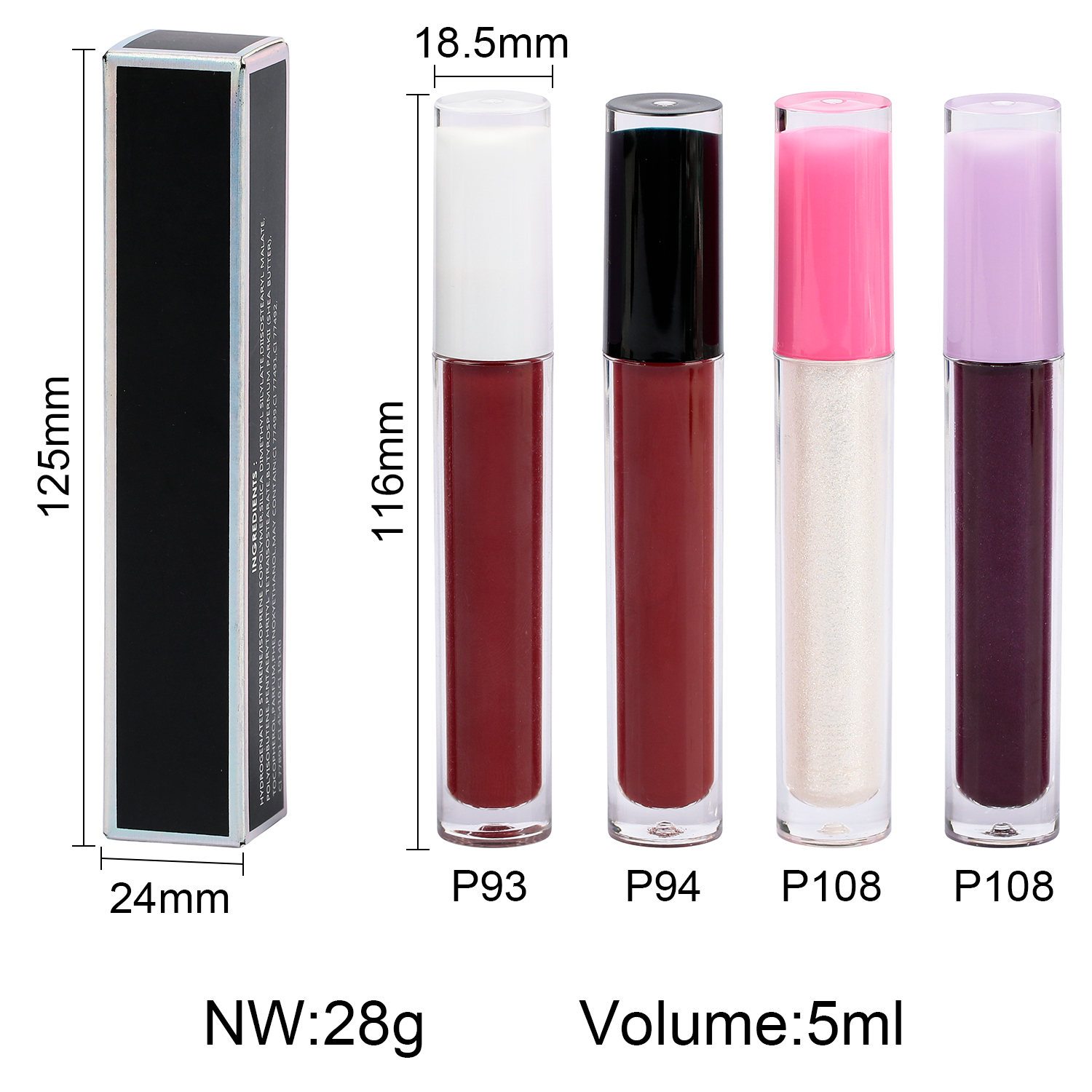 P93 P94 P108 P109 Lip Gloss