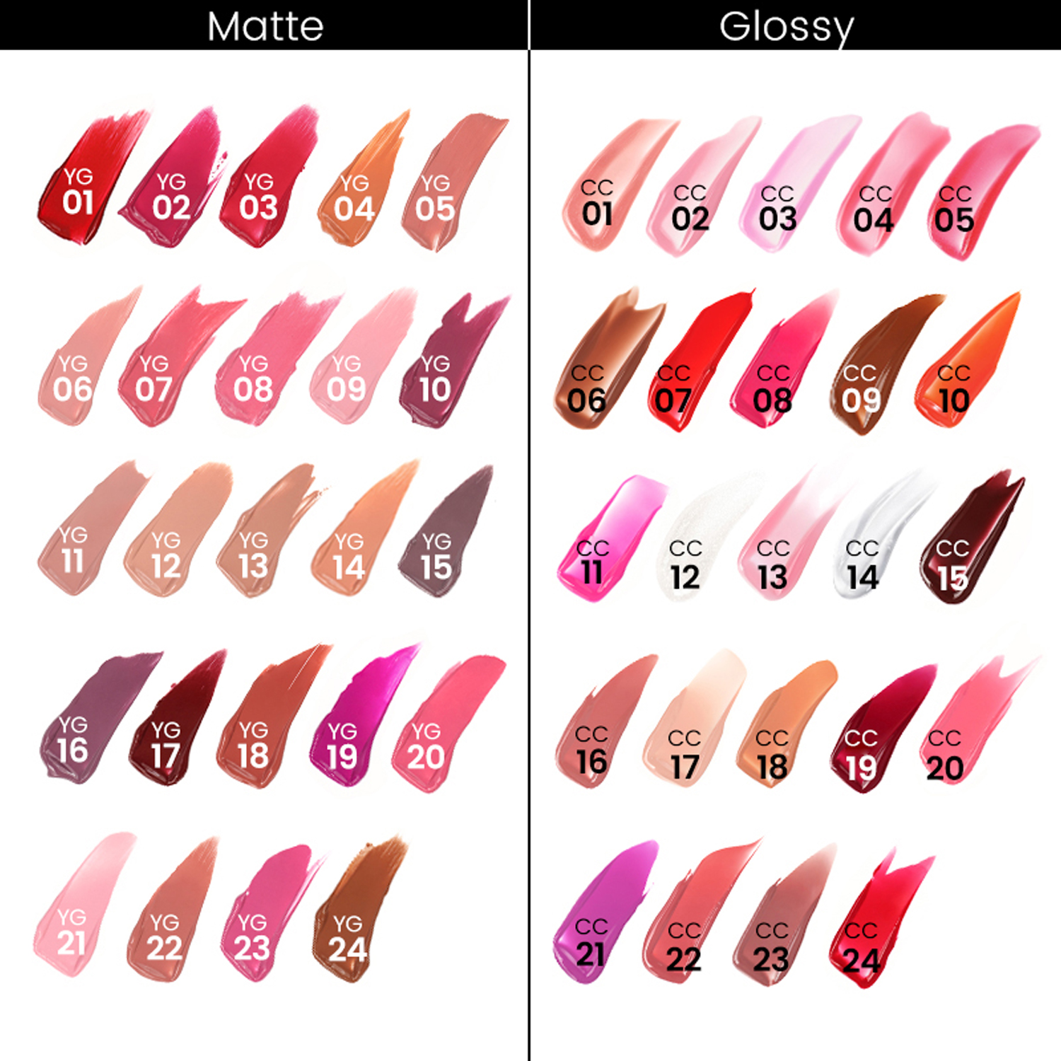 24 Shades Lip Gloss Set