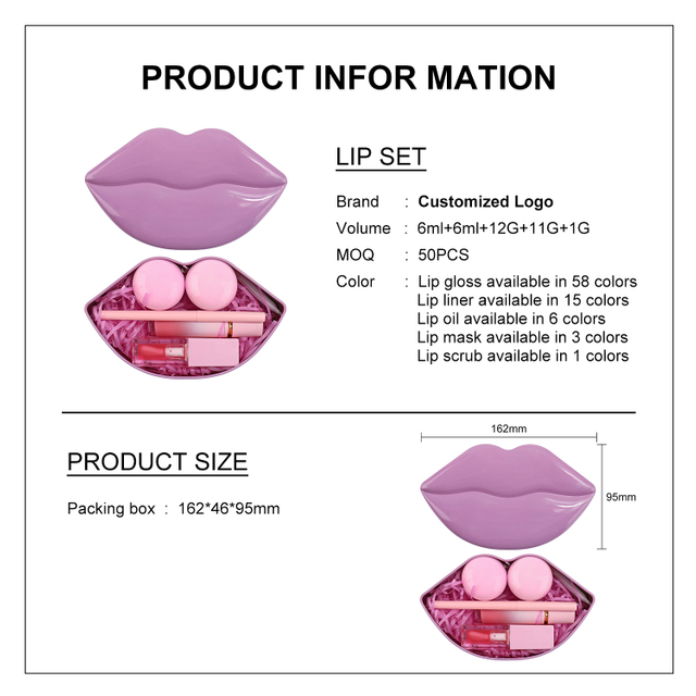 VP46 VP46-1 Lip Set 5PK